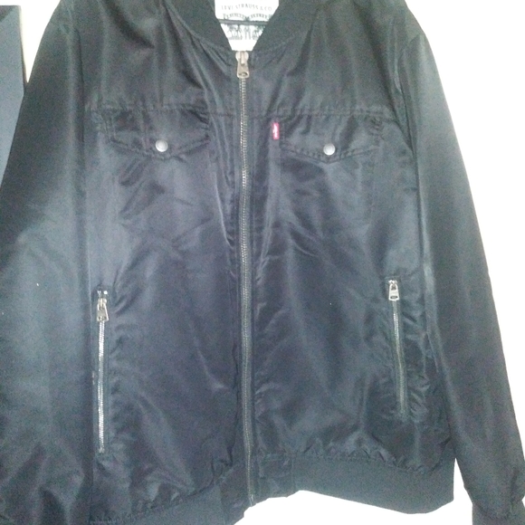 XXL Levi Bomber Jacket Black